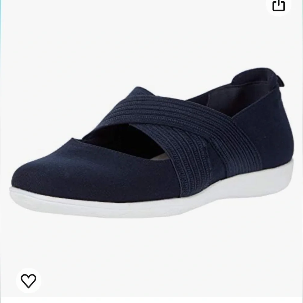 Anne Klein AK Akzansa Mary Jane’s comfort loafers slip ons size 10 NEW navy